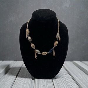 Kenneth Cole Reaction 4 Strand Gold- Tone Filigree Necklace w/ Tassels